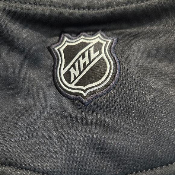 NHL Reebok Center Ice Chicago Blackhawks 1/4 Zip Track Jacket Men's Sz M - Picture 9 of 12